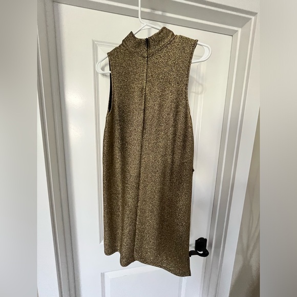 TOPSHOP Women Gold Top - Picture 3 of 4